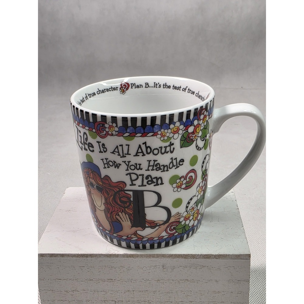 Suzy Toronto Coffee Mug Life Is All About How You Handle Plan B Coach Self-Love